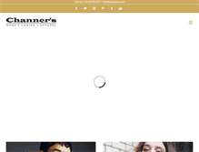 Tablet Screenshot of channers.com